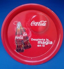 CHAROLA COCA COLA BOTELLAS