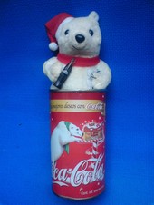 LATA CON OSO COCA COLA