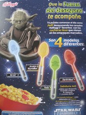 CUCHARAS STAR WARS KELLOG´S