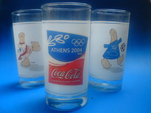 VASOS COCA COLA ATENAS 2004