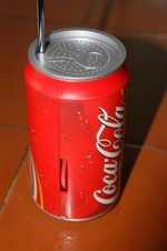 RADIO EN FORMA DE LATA COCA COLA