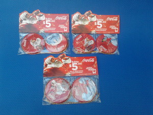 CORCHOLATAS COLECCIONABLES DE NAVIDAD COCA COLA